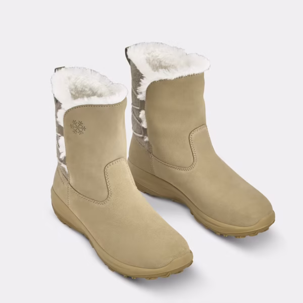 بوت چرم ضدآب زنانه QUECHUA مدل SH500