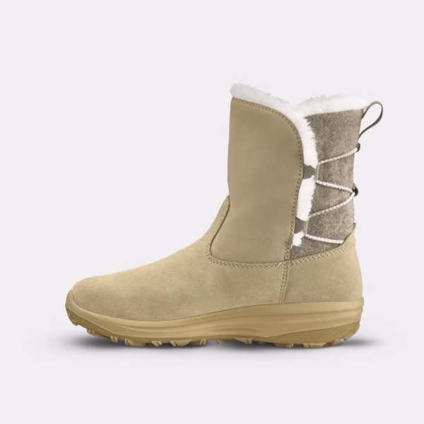 بوت چرم ضدآب زنانه QUECHUA مدل SH500