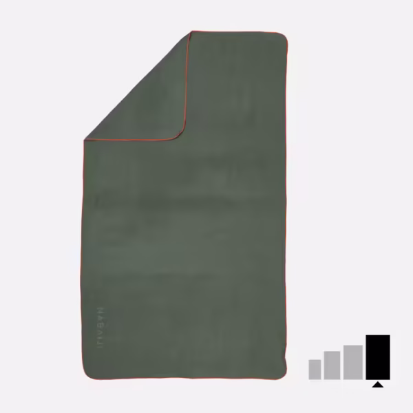 حوله میکرو فایبر NABAIJI - سایز XL - خاکی - 110 × 175 سانتی‌متر