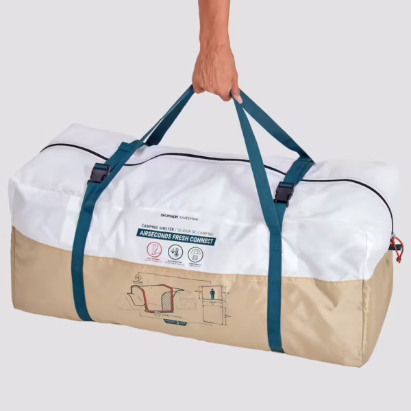 چادر سایبان کمپینگ 6 نفره QUECHUA - Air Seconds Base Connect Fresh