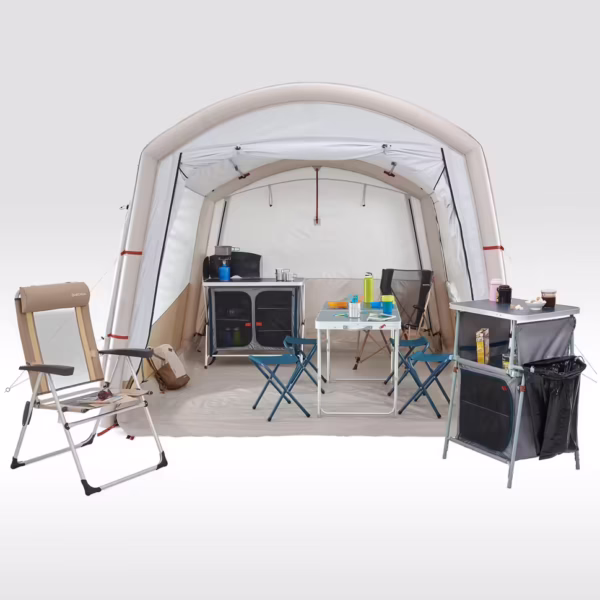 چادر سایبان کمپینگ 6 نفره QUECHUA - Air Seconds Base Connect Fresh