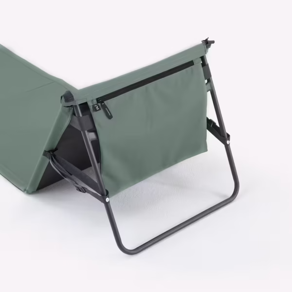 صندلی زمینی کمپینگ تاشو با پشتی قابل تنظیم 160 × 153 سانتی‌متر - QUECHUA