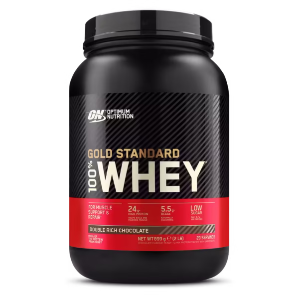 پودر پروتئین Optimum Gold Standard Whey - شکلاتی - ۹۰۸ گرم