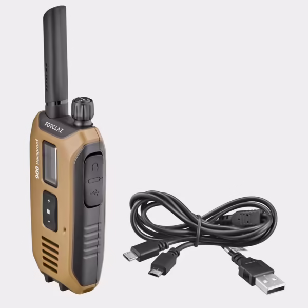بی‌سیم واکی تاکی FORCLAZ مدل WT900 WP – برد 10 کیلومتر، شارژ USB، بی‌سیم