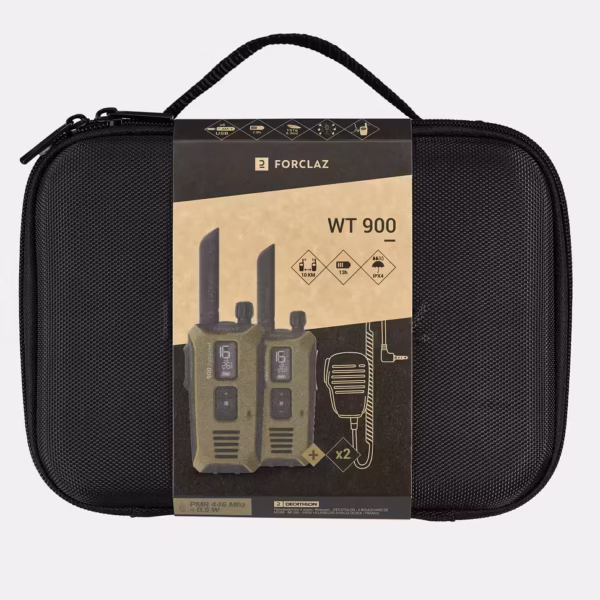 بی‌سیم واکی تاکی FORCLAZ مدل WT900 WP – برد 10 کیلومتر، شارژ USB، بی‌سیم