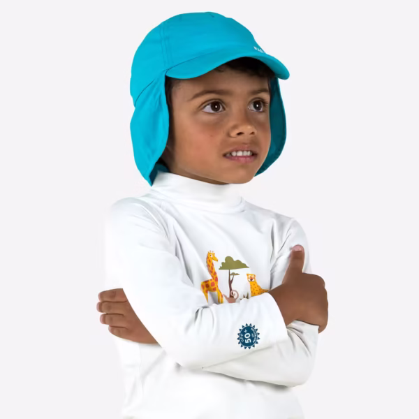 کلاه نوزادی ضد آفتاب NABAIJI مدل Blue – محافظت در برابر UV