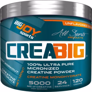 پودر کراتین میکرونیزه Big Joy Crea Big - بدون طعم - ۱۲۰ گرم