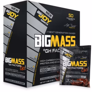 پودر گینر BigJoy BigMass GH Factors + کراتین - شکلاتی - ۱۰۰ گرم (یک بار مصرف)