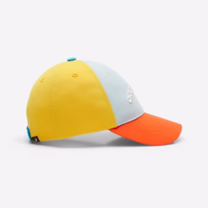 کلاه کودکانه DECATHLON – قابل تنفس و قابل تنظیم – سبز/قرمز/زرد