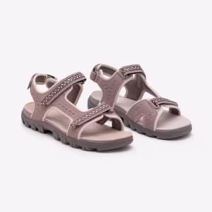 صندل چرمی زنانه طبیعت‌گردی QUECHUA مدل NH500