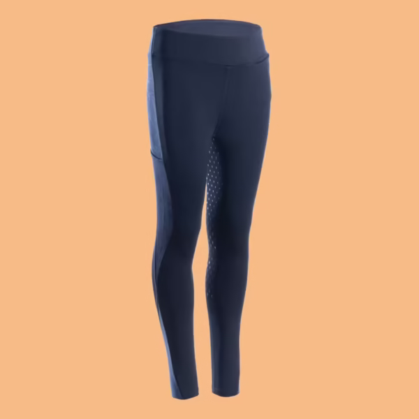 لگ سوارکاری بچه‌گانه فوگانزا – سرمه‌ای طرح‌دار – مدل 500 Fullgrip