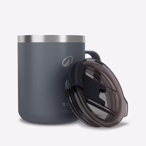 ماگ استیل دوجداره کوئچوآ مدل 900 ظرفیت 0.35 لیتر - رنگ خاکستری