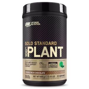 پودر پروتئین گیاهی شکلاتی اپتیموم نوتریشن مدل Gold Standard – 100% Plant-Based