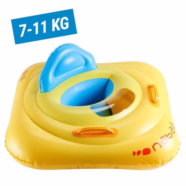 حلقه شنا کودک نابیجی مدل Baby Seat – مناسب برای نوزادان 7 تا 11 کیلوگرم – رنگ زرد