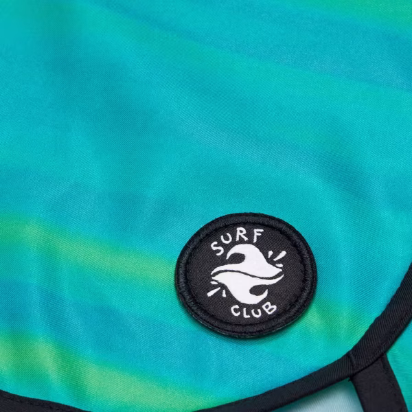 شلوارک شنا بچگانه اولایان ۵۰۰ – سبز/آبی (OLAIAN Kids Long Swim Shorts 500)