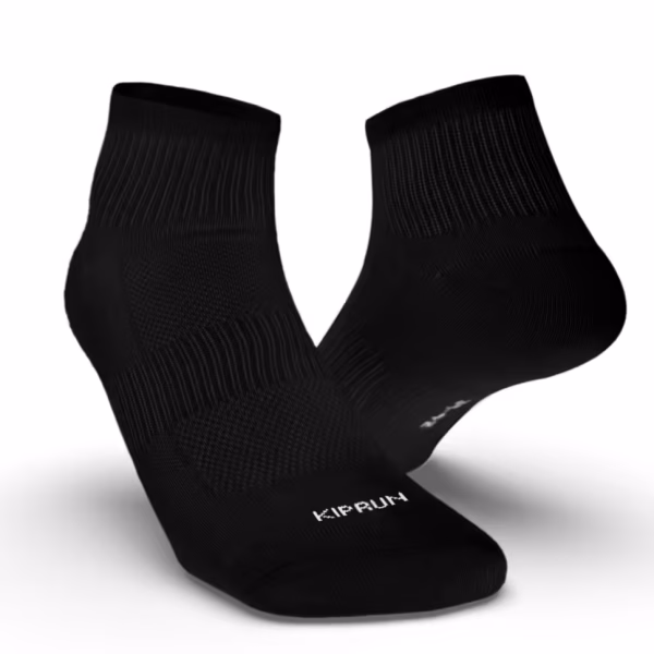 جوراب دویدن KIPRUN مدل Run 100 – بسته ۳ عددی – رنگ مشکی