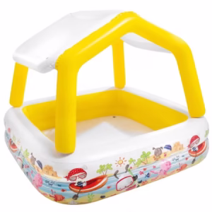 استخر بادی کودک اینتکس مدل سقف‌دار – ابعاد 157×157×122 سانتی‌متر