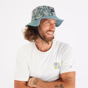 کلاه موج‌سواری بزرگسالان اولایان مدل ۵۰۰ – خاکی (OLAIAN Adult Surf Cap 500)
