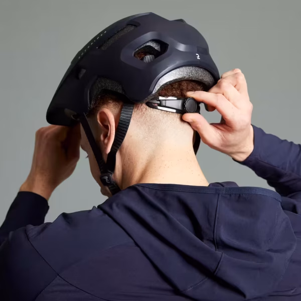 کلاه ایمنی دوچرخه‌سواری کوهستان راک‌رایدر ROCKRIDER مدل EXPL 100 – رنگ آبی