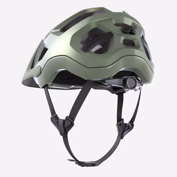 کلاه ایمنی دوچرخه کوهستان راک‌رایدر ROCKRIDER مدل Expl 500 مخصوص بزرگسالان – رنگ سبز