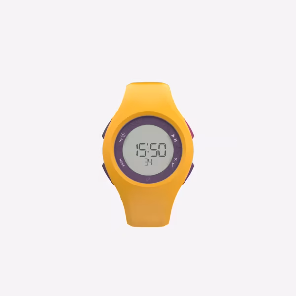 کرنومتر دیجیتال دکتلون مدل W200 M – رنگ زرد/بنفش