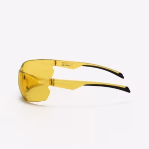 عینک دوچرخه‌سواری راک‌رایدر ROCKRIDER مدل ST 100 – رنگ زرد با محافظت UV