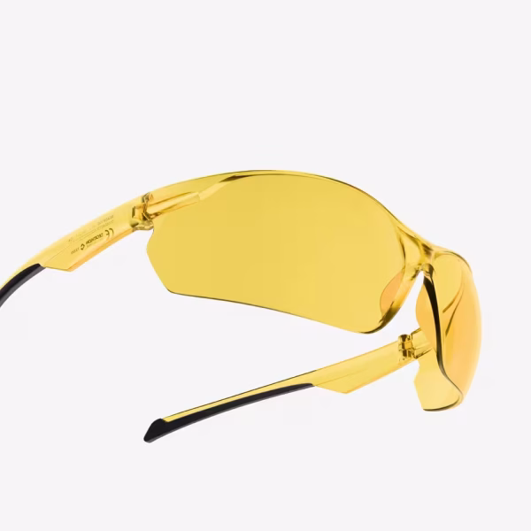 عینک دوچرخه‌سواری راک‌رایدر ROCKRIDER مدل ST 100 – رنگ زرد با محافظت UV