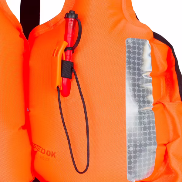 جلیقه نجات بادی اتوماتیک بزرگسال TRIBORD مدل LJ AIR – مشکی (150 نیوتن)