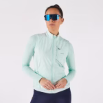جلیقه ضدباد زنانه مخصوص دویدن کیپرن – سبز روشن – مدل Kiprun Run Wind 500