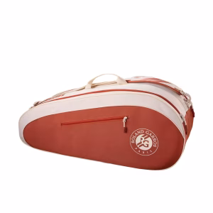 کیف تنیس WILSON مدل Team 6PK Roland Garros 2025 – رنگ کرم/قرمز