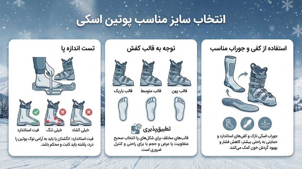 راهنمای خرید پوتین اسکی