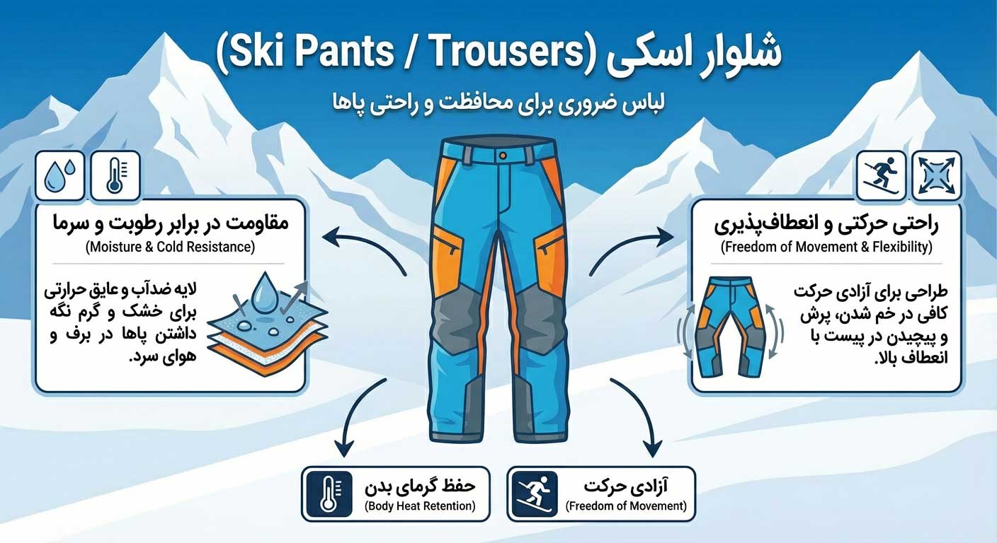  شلوار اسکی (Ski Pants / Trousers)