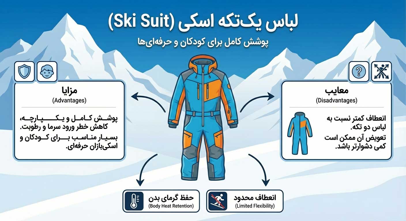 لباس یک‌تکه اسکی (Ski Suit)