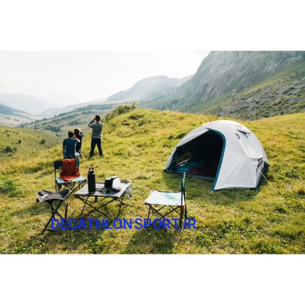 چادر کمپینگ 3 نفره QUECHUA - MH100 Fresh & Black