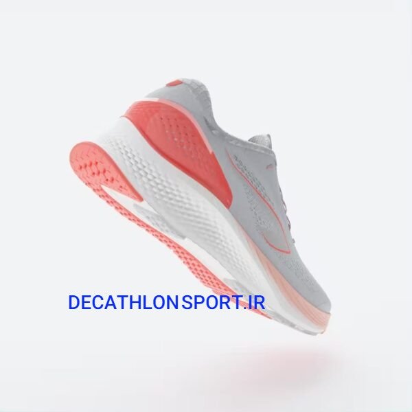 کفش دویدن زنانه Kiprun KS 500 2 - طوسی و مرجانی - برند KIPRUN - Image 5