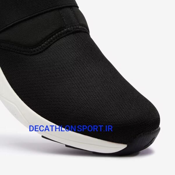 کفش پیاده‌روی زنانه DECATHLON PW 160 Slip On - مشکی/یاسی - Image 8