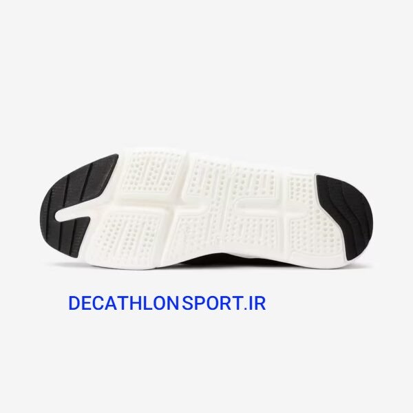 کفش پیاده‌روی زنانه DECATHLON PW 160 Slip On - مشکی/یاسی - Image 4